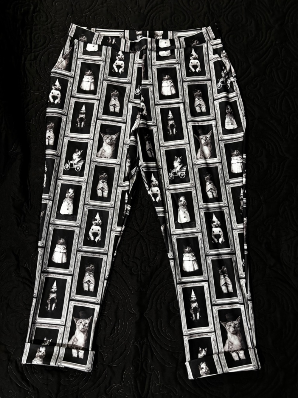 BlackMilk Cat Tales Cuffed Pants, NWT, Size XXL